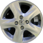 Toyota Yaris wheel ALY69501 silver